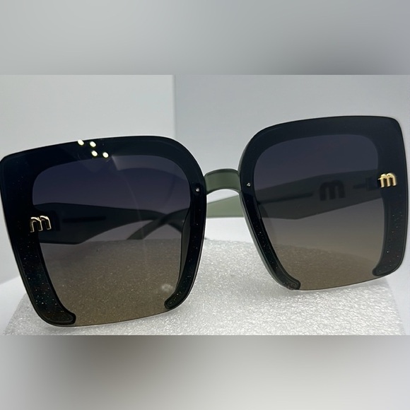 Oversized Square Sunglasses, Gradient Lens, UV Protection, M\